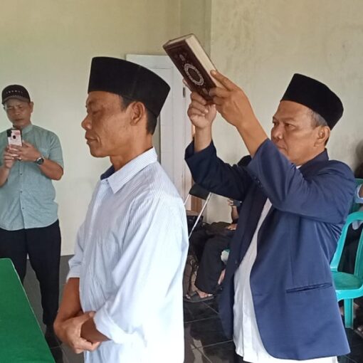 Pelantikan ketua rt. 03 rw. 01 desa jambuluwuk